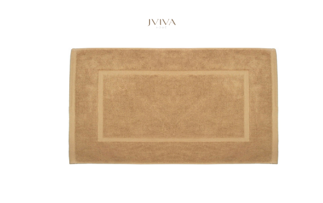 Jviva - ผ้าขนหนูเช็ดเท้าคอตตอน (Hotel Collection) - แบบ ร่องเดี่ยว