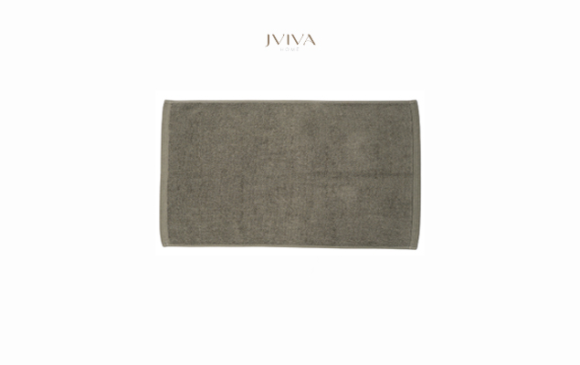 ผ้าเช็ดเท้าคอตตอน Luxe  ขนาด 18x28 นิ้ว (8 ปอนด์) -  ลายเรียบ (Plain) สีเขียว Sage Green