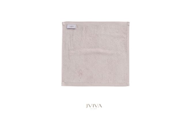 ผ้าเช็ดหน้าใยไผ่ 100% ขนาด 13x13 นิ้ว สีเทา Grey Lilac