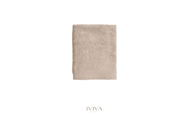ผ้าเช็ดผมใยไผ่ 100% ขนาด 15x30 นิ้ว สีน้ำตาล Brown Hazelnut