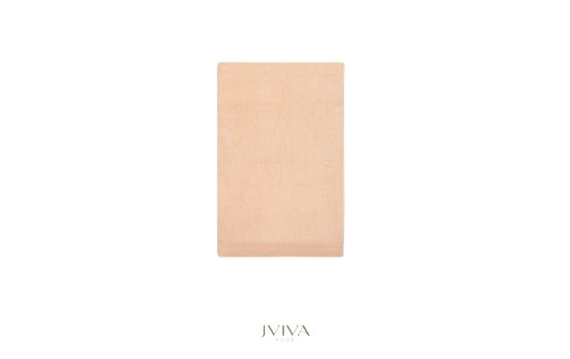 ผ้าเช็ดตัวใยไผ่ 100% ขนาด 27x54 นิ้ว Size M สีพีช Peach Puff