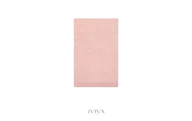 ผ้าเช็ดตัวใยไผ่ 100% ขนาด 27x54 นิ้ว Size M สีชมพู Rose Quartz