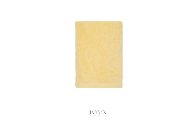 ผ้าเช็ดตัวใยไผ่ 100% ขนาด 27x54 นิ้ว Size M สีเหลือง Yellow Sundance