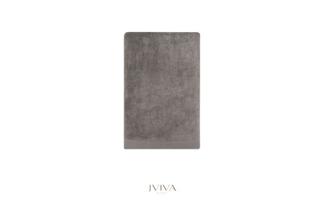 ผ้าเช็ดตัวใยไผ่ 100% ขนาด 27x54 นิ้ว Size M สีเทา Grey Charcoal