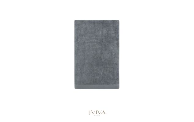ผ้าเช็ดตัวใยไผ่ 100% ขนาด 27x54 นิ้ว Size M สีเทา Grey Twilight Blue