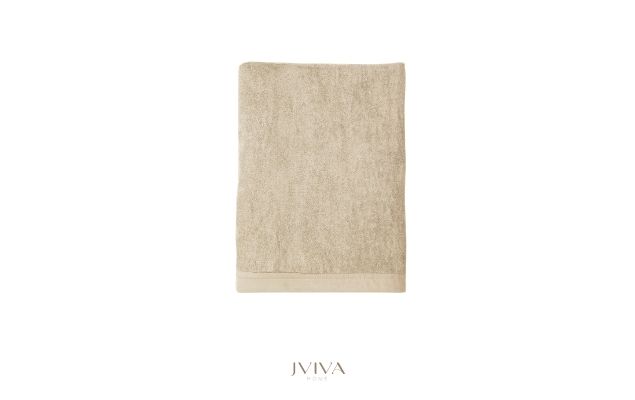 ผ้าเช็ดตัวใยไผ่ 100% ขนาด 27x54 นิ้ว Size M สีน้ำตาล Brown Hazelnut