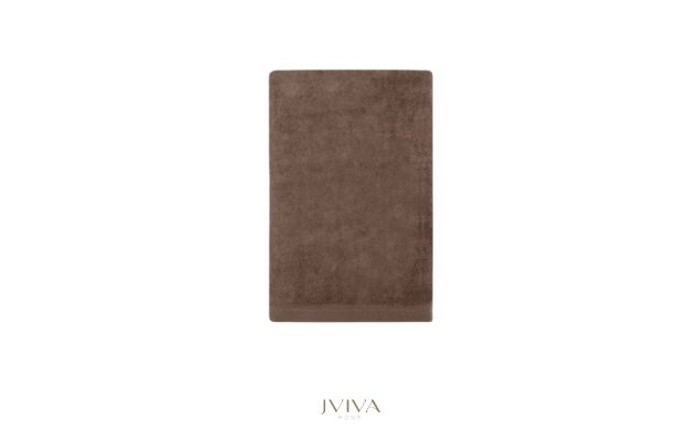 ผ้าเช็ดตัวใยไผ่ 100% ขนาด 27x54 นิ้ว Size M สีน้ำตาล Brown cocoa
