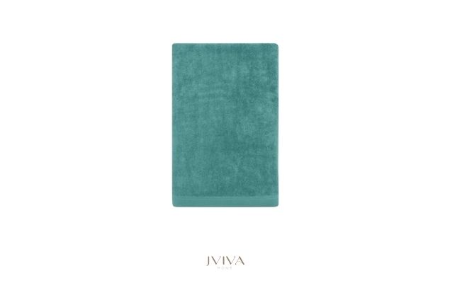 ผ้าเช็ดตัวใยไผ่ 100% ขนาด 27x60 นิ้ว Size L สีเขียว Green Tropical