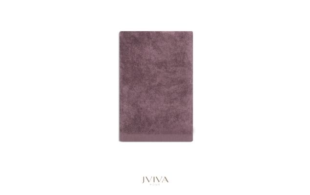ผ้าเช็ดตัวใยไผ่ 100% ขนาด 27x60 นิ้ว Size L สีม่วง Purple Passion