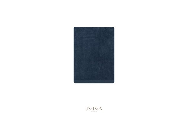 ผ้าขนหนูใยไผ่ 100% เช็ดตัว ไซซ์ L 27x60 นิ้ว - BambooPure Collection กรมท่า Navy Peony