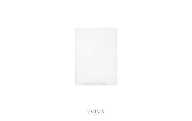 ผ้าขนหนูใยไผ่ 100% เช็ดหน้า/ผม 15x30 นิ้ว - BambooPure Collection ขาว Crystal White 