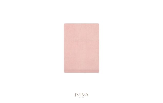 ผ้าขนหนูใยไผ่ 100% เช็ดหน้า/ผม 15x30 นิ้ว - BambooPure Collection ชมพู Rose Quartz