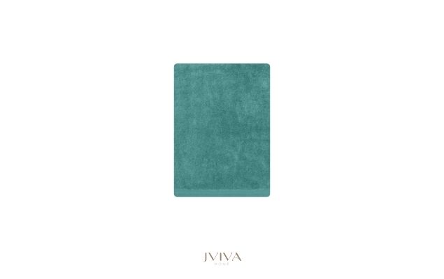ผ้าขนหนูใยไผ่ 100% เช็ดหน้า/ผม 15x30 นิ้ว - BambooPure Collection เขียว Green Tropical
