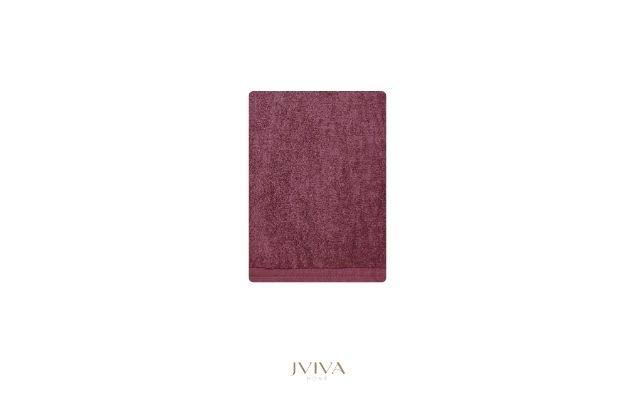 ผ้าขนหนูใยไผ่ 100% เช็ดหน้า/ผม 15x30 นิ้ว - BambooPure Collection ม่วง Purple Winetasting
