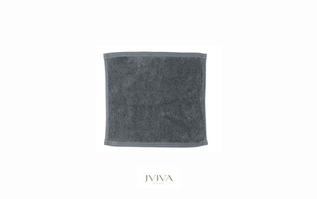 ผ้าขนหนูคอตตอน เช็ดหน้า 12x12 นิ้ว - Hotel Collection เทาเข้ม Thunder Grey