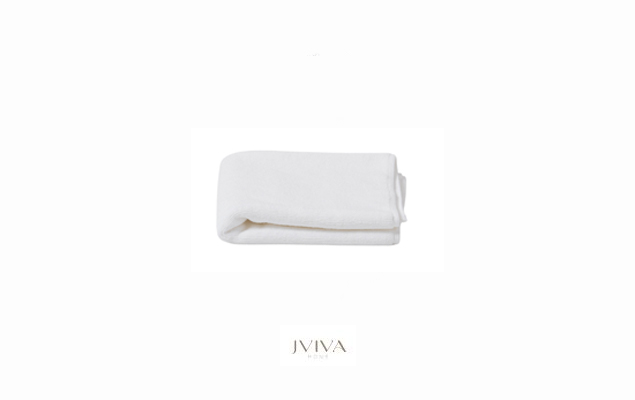 ผ้าขนหนูคอตตอน เช็ดหน้า 12x12 นิ้ว - CottonLuxe Collection_Plain ขาว Crystal White