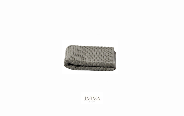 ผ้าขนหนูคอตตอน เช็ดผม 15x30 นิ้ว - CottonLuxe Collection_Dotted เขียว Sage Green