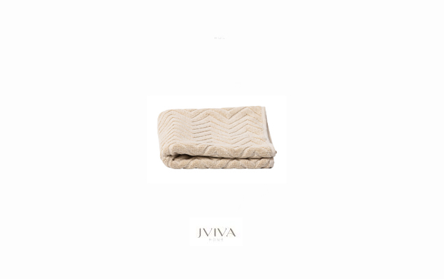 ผ้าขนหนูคอตตอน เช็ดหน้า 12x12 นิ้ว - CottonLuxe Collection_Chevron เบจ Beige Bone