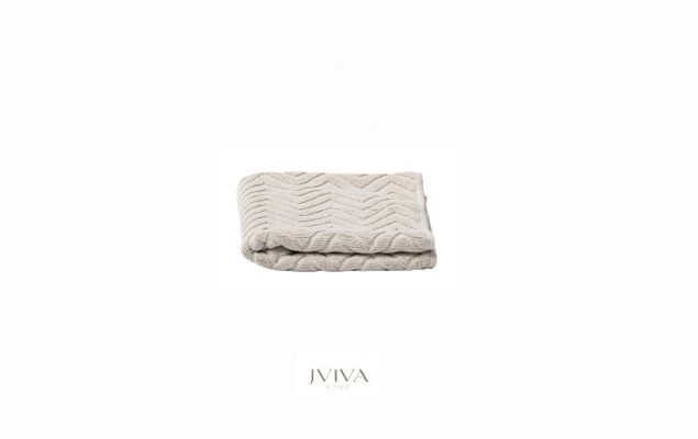 ผ้าขนหนูคอตตอน เช็ดหน้า 12x12 นิ้ว - CottonLuxe Collection_Chevron เขียว Green Seasalt