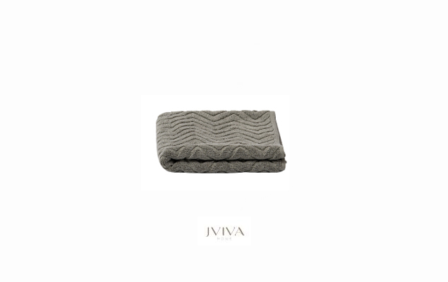 ผ้าขนหนูคอตตอน เช็ดหน้า 12x12 นิ้ว - CottonLuxe Collection_Chevron เขียว Sage Green