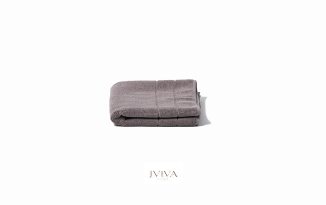 ผ้าขนหนูคอตตอน เช็ดหน้า 12x12 นิ้ว - CottonLuxe Collection_Parallel น้ำตาล BrownStone