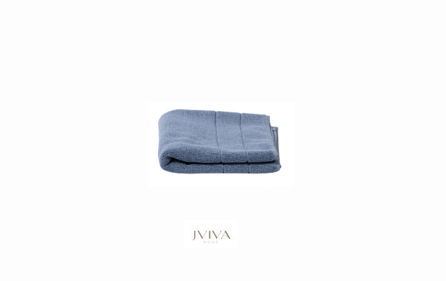 ผ้าขนหนูคอตตอน เช็ดหน้า 12x12 นิ้ว - CottonLuxe Collection_Parallel ฟ้า Dusty Blue