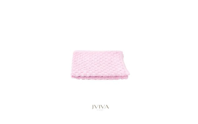 ผ้าขนหนูคอตตอน เช็ดหน้า 12x12 นิ้ว - CottonLuxe Collection_Dotted ชมพู Pink Blossom