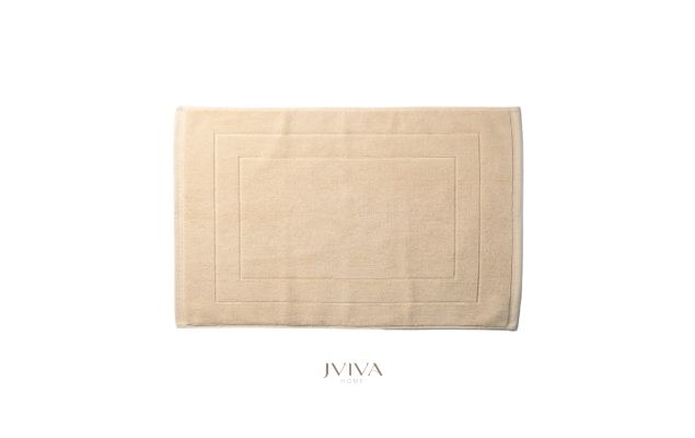 ผ้าเช็ดเท้าคอตตอน 18x28 นิ้ว - CottonLuxe Collection_Parallel เบจ Beige Bone
