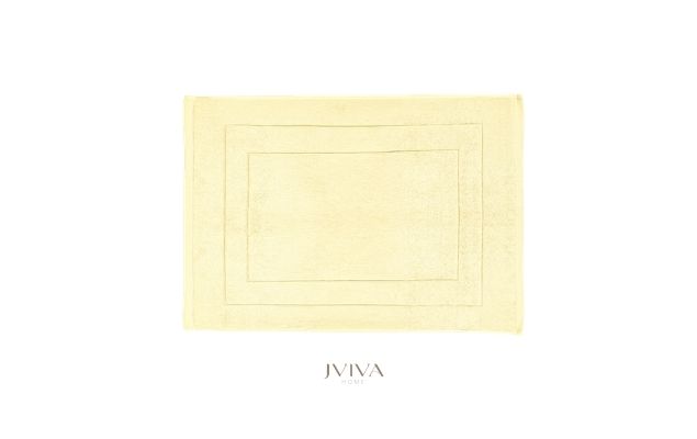 ผ้าเช็ดเท้าคอตตอน 18x28 นิ้ว - CottonLuxe Collection_Parallel เหลือง Butter Yellow