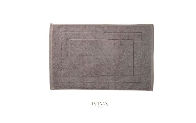ผ้าเช็ดเท้าคอตตอน 18x28 นิ้ว - CottonLuxe Collection_Parallel เทา Grey Charcoal