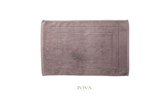 ผ้าเช็ดเท้าคอตตอน 18x28 นิ้ว - CottonLuxe Collection_Parallel น้ำตาล BrownStone