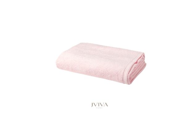 ผ้าขนหนูคอตตอน เช็ดตัว 27x54 นิ้ว - CottonLuxe Collection_Plain ชมพู Pink Blossom