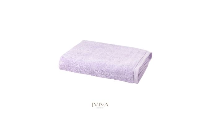 ผ้าขนหนูคอตตอน เช็ดตัว 27x54 นิ้ว - CottonLuxe Collection_Plain ม่วง Purple Lavender