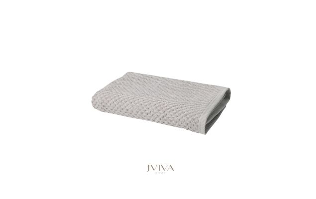 ผ้าขนหนูคอตตอน เช็ดตัว 27x54 นิ้ว - CottonLuxe Collection_Dotted เทา Ash Grey