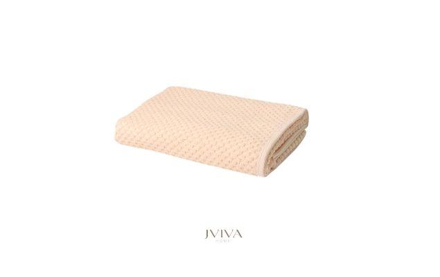 ผ้าขนหนูคอตตอน เช็ดตัว 27x54 นิ้ว - CottonLuxe Collection_Dotted พีช Peach Apricot