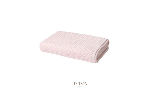 ผ้าขนหนูคอตตอน เช็ดตัว 27x54 นิ้ว - CottonLuxe Collection_Dotted ชมพู Pink Blossom