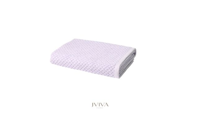 ผ้าขนหนูคอตตอน เช็ดตัว 27x54 นิ้ว - CottonLuxe Collection_Dotted ม่วง Purple Lavender